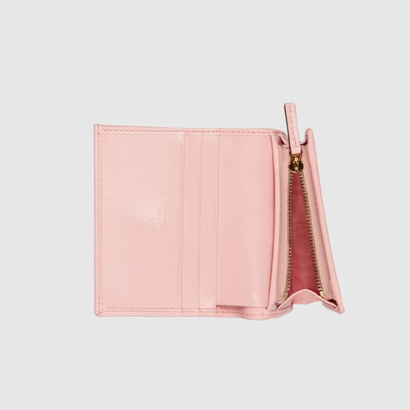 Gucci Jackie 1961 Card Case Wallet 645536 Pink